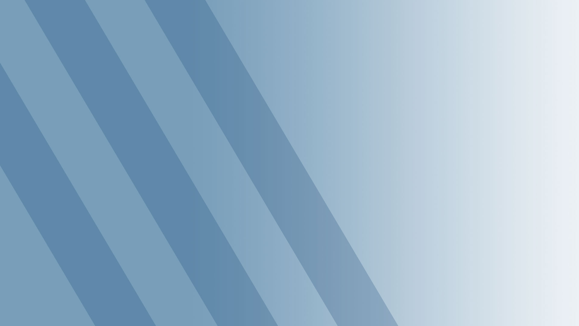 Diagonal blue stripes on the left fade into a smooth light blue and white gradient on the right. The image has a clean, simple, and modern design.